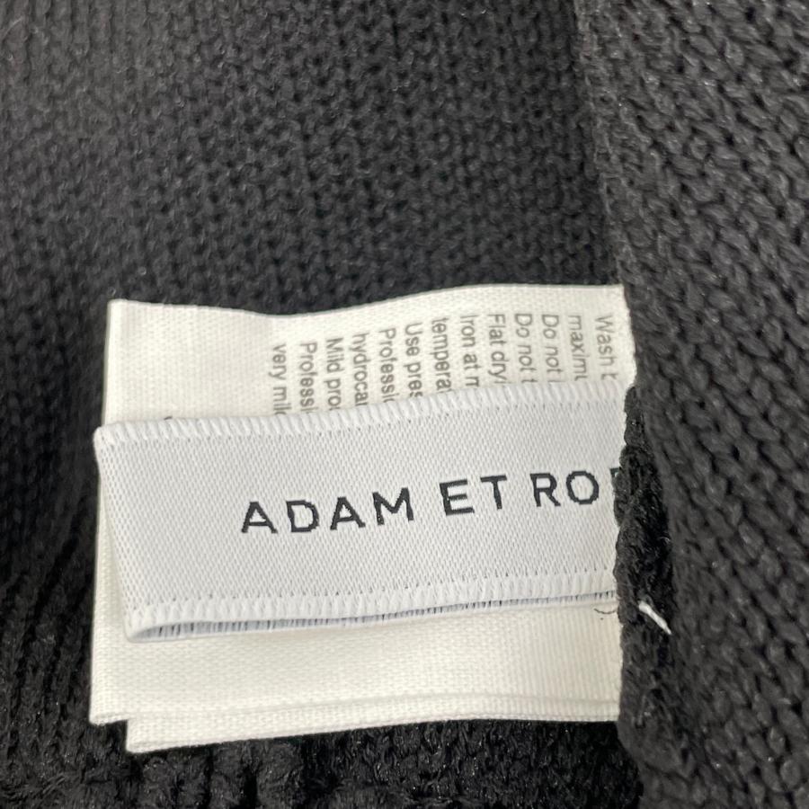 ADAM ET ROPE' Adam et Rope アダムエロペ 24AW ブラック ショートジャカードドライバーズニット ホワイト F ジャケット ポリエステル レディース 中古 - 画像 (5)